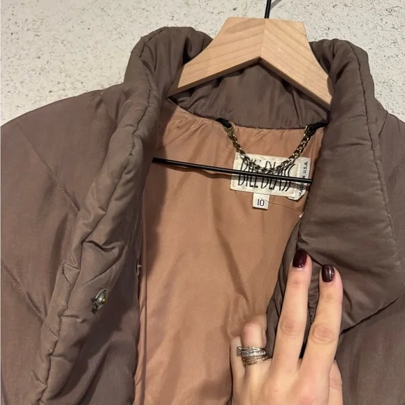 🐻 Vintage BILL BLASS long puffer coat | size 10 - Picture 6 of 7